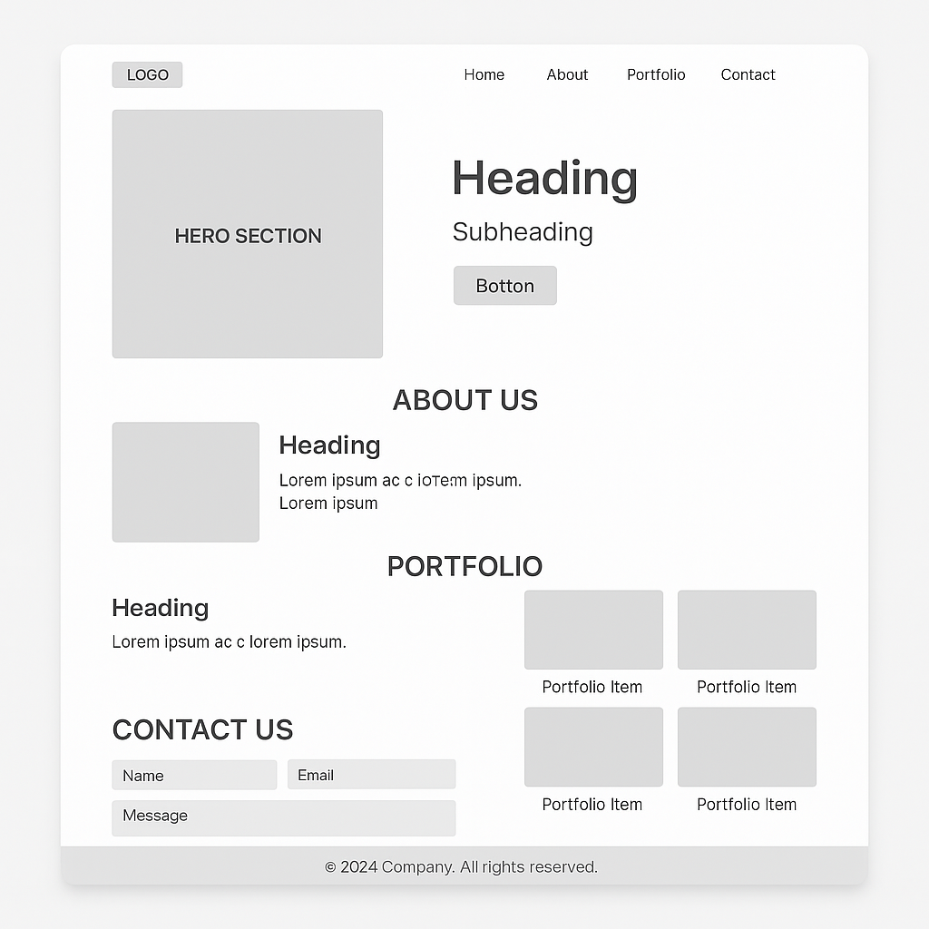 Wireframing Process